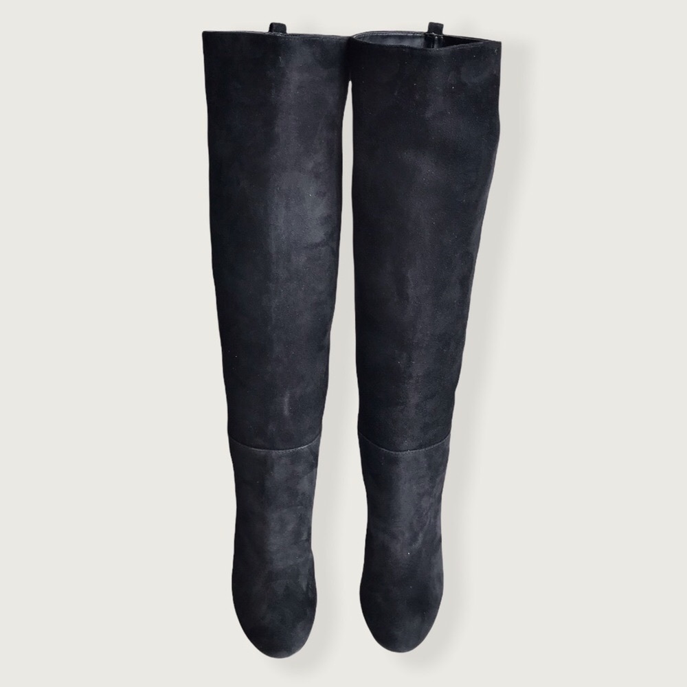 Sam Edelman Caprice Suede Trendy Knee-High Boots - Picture 8 of 16